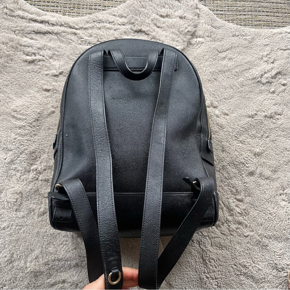Coach Black Backpack with Gold Accents - Picture 5 of 13